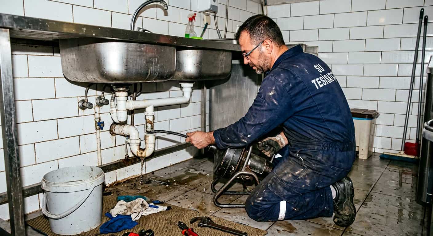 Beşir Usta gider açma çalışması